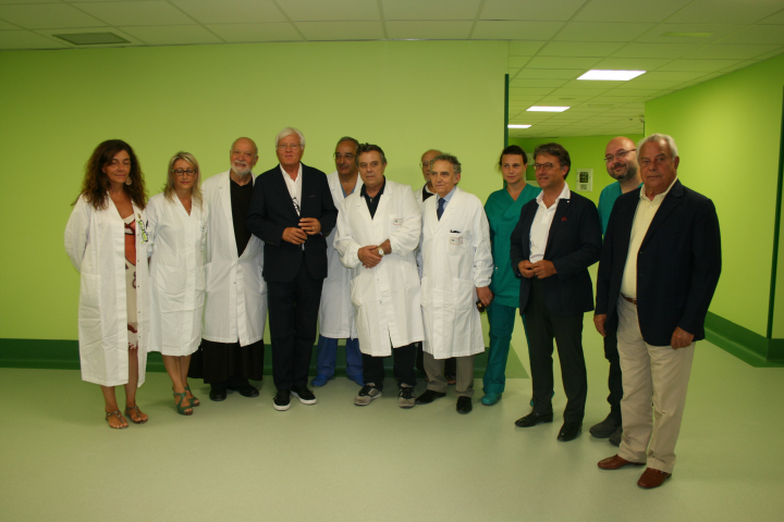 foto di gruppo con i direttori di reparto