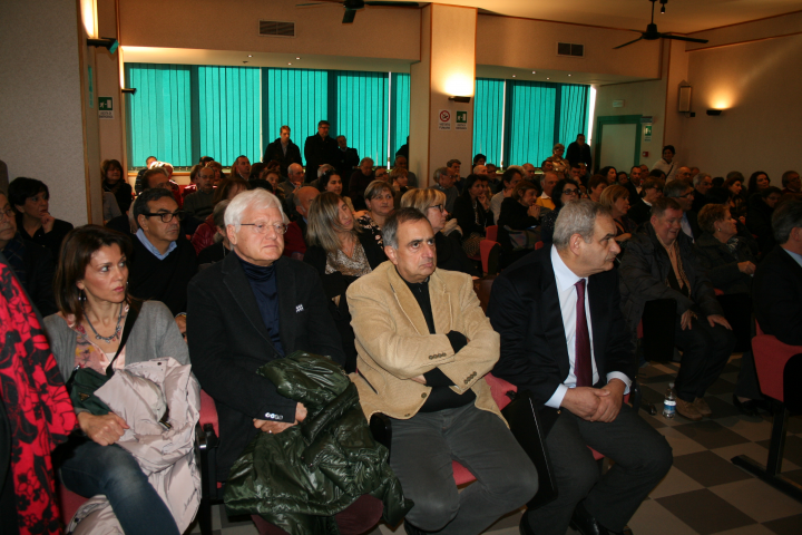 il Prof. Pisani dell'unit&agrave; Trapianti, Il dott. Papola del CRITT, il dott. Silveri direttore generale della ASL1 Abruzzo
